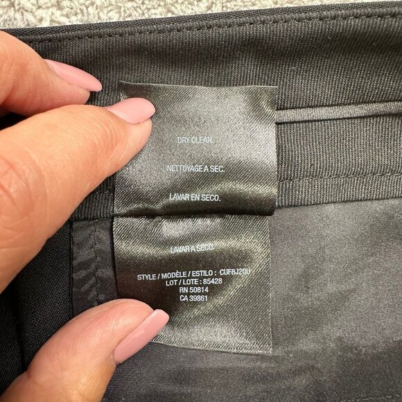 NWT Elie Tahari Women's Career Pants Simone Wool Blend Pockets Size 2 Black $198 - Picture 11 of 11